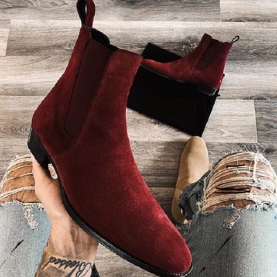 Chelsea boots with dress - Thumbnail 1