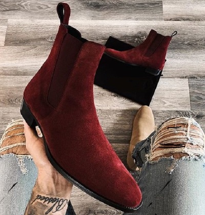 Chelsea boots with dress