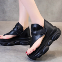 Summer New Style Thick-Soled Casual Women's Sandals Personality Casual All-match Flip-flop Sandals G5401 - Thumbnail 4