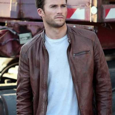 Eastwood fate 8 scott genuine leather jacket internal viscose lining zipper closure brown