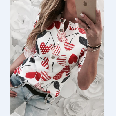 Printed long sleeve top shirt