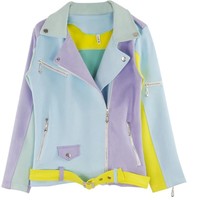 Chic Side Zip Women's Suede Jacket - Thumbnail 5