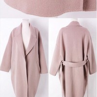 Chic Autumn and Winter Trench Coat - Thumbnail 1
