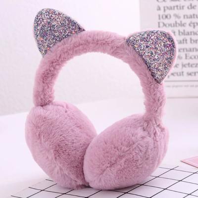 Cute cat ears warm winter earmuffs 