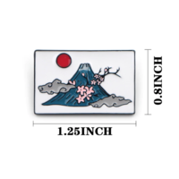 FUJI MOUNTAIN ART SCENERY PIN  - Thumbnail 5