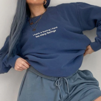 Free Shipping-"I HAVE A FEELING I HAVE TOO MANY FEELINGS" SWEATSHIRT - Thumbnail 1