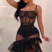 Sling Women'S Slim Sleeveless Backless Dress - Thumbnail 1