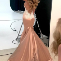 Sexy Backless Spaghetti Straps Prom Dresses | Mermaid Appliques Court Train Evening Dresses,44 - Thumbnail 1