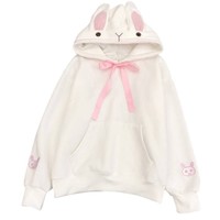 Kawaii Rabbit Ears Sweatshirt Hoodies - Thumbnail 7