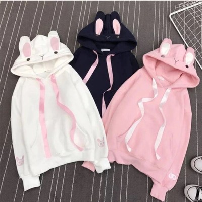 Kawaii Rabbit Ears Sweatshirt Hoodies