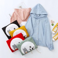 Kawaii Cartoon Cat Hoodies - Thumbnail 5