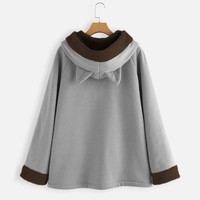 I Do What I Want Cute Cat Sweatshirt Hoodies - Thumbnail 4