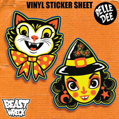 HALLOWEEN PALS Vinyl Stickers