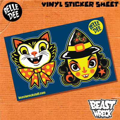 Halloween pals vinyl stickers