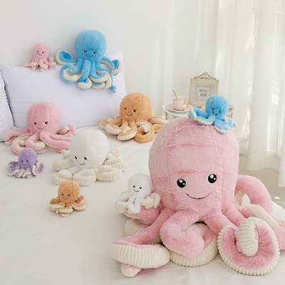Colorful big octopus doll Octopus doll Christmas gift
