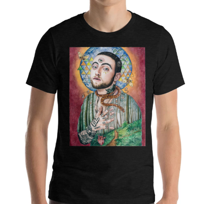 "mac miller" unisex t-shirt (black)