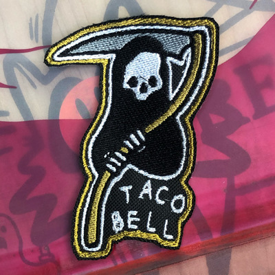 TACO REAPER embroidered patch