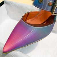 New Cross-border Pointed High Heels Gradient Color Fashion Heel Shoes G6240 - Thumbnail 4