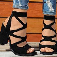 Copy of Pointed Toe Ladies Sandals 2020 New Rhinestone High Heels Women Shoes - Thumbnail 2