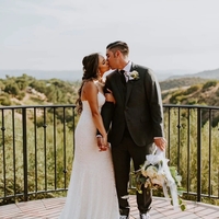 Simple Lace Spaghetti Straps V-Neck Sheath Wedding Dresses - Thumbnail 2