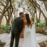 Simple Lace Spaghetti Straps V-Neck Sheath Wedding Dresses - Thumbnail 3