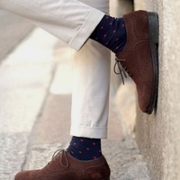 Best Bespoke Beauty Handmade New Dark Brown Suede Lace Up Shoes - Thumbnail 1