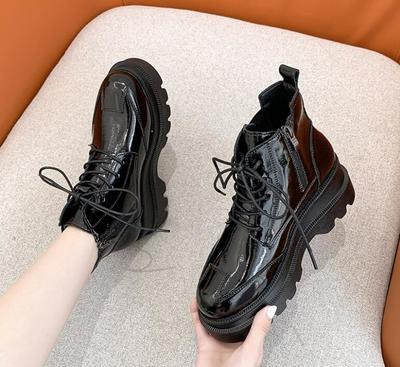 Martin Boots Women's 2020 Summer Thin Thick-soled Trendy Leather Spring And Autumn Single Boots Wild Autumn Short Boots G8410