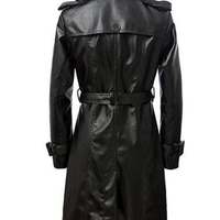 Women's Smarterious Long Coat Blazar Sheep Leather Jacket with 100% Polyester lining - Thumbnail 1