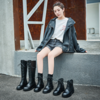 Martin Boots Women's Short Boots 2020 New Women's Shoes Leather Women's Boots Hot Style F6750 - Thumbnail 2