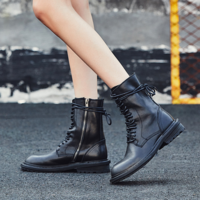 Martin Boots Women's Short Boots 2020 New Women's Shoes Leather Women's Boots Hot Style F6750 - Thumbnail 4