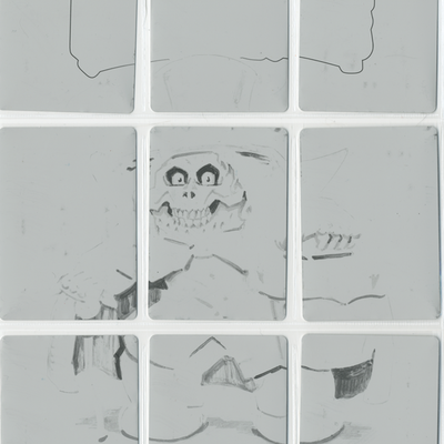 Hat baxter / haunted mason 9 plate puzzle sets