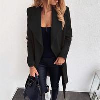 Casual Pure Color Fashion Long Sleeve Jacket - Thumbnail 3