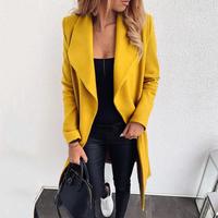 Casual Pure Color Fashion Long Sleeve Jacket - Thumbnail 4