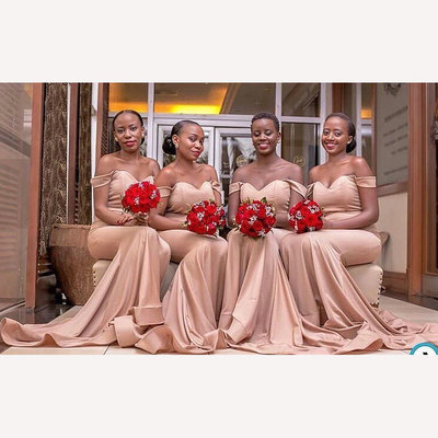 Off the shoulder long bridesmaid dresses under 100  - Thumbnail 3