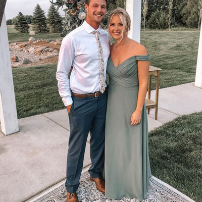 Off the shoulder bridesmaid dresses long under 100 - Thumbnail 4