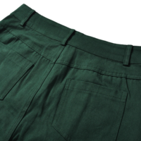 RETRO STYLE LOOSE PANTS IN HEMLOCK GREEN - Thumbnail 4