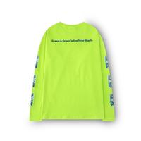 VAF Printed Neon Green Sweatshirt - Thumbnail 3