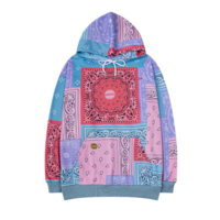 PAISLEY TRIBAL PRINT HOODIE - Thumbnail 1