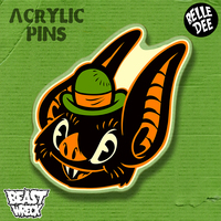 BAT MASTERSON Acrylic Pin - Thumbnail 1