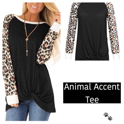 Animal accent tee-tde - Thumbnail 5