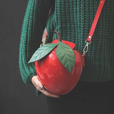 Apple shape shoulder bag  - Thumbnail 5