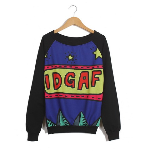 IDGAF Long Sleeve Sweater