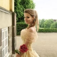 SP1036,Princess Belle Gown,Beauty and the Beast Costume Ball Dress - Thumbnail 5