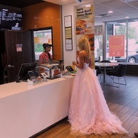 SP1037,Pink Spaghetti Straps Sweet 16 Prom Floor Length Tulle Formal Dress - Thumbnail 2