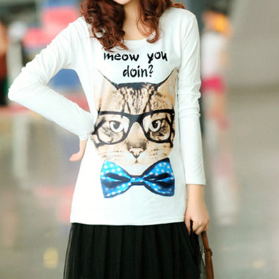 Meow you doin long sleeve t-shirt