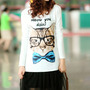 Meow you Doin Long Sleeve T-shirt - Thumbnail 1