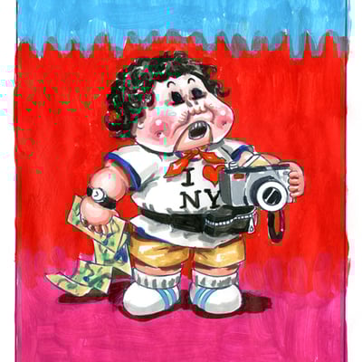 Tourist trip / sights ian color rough - horrorible kids - series 5 2020 - Thumbnail 3