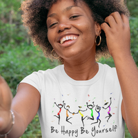 Be Happy, Be Yourself T-shirt - Thumbnail 3