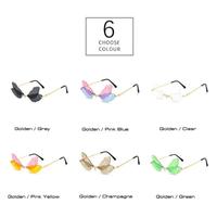 Fashion Rimless Dragonfly Wing Sunglasse - Thumbnail 2