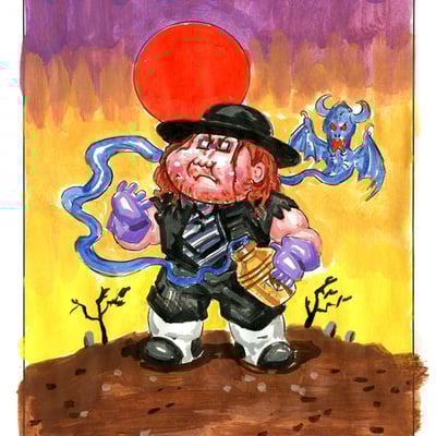 Morbid mark / grave robert color rough - horrorible kids - series 5 2020 - Thumbnail 4